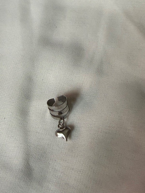 Producto - Cuff Corazon Colgante ACERO QUIRÚRGICO