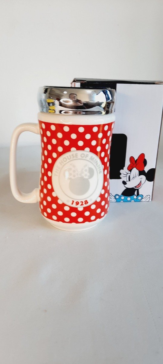 Producto - Taza espejada moño rojo