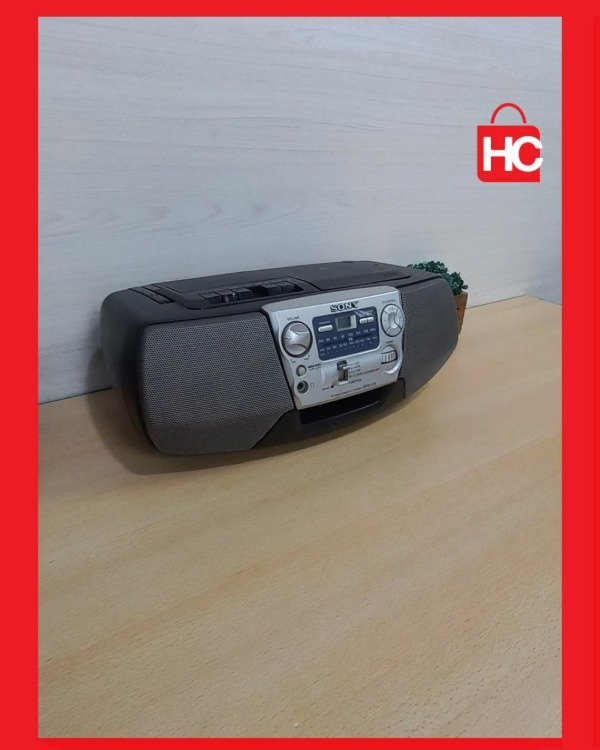 Producto - Radio grabador portatíl Sony CFD-V5 con CD, cassette y radio AM/FM - 1