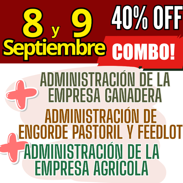 Producto - COMBO 3 CURSOS: Admin Ganadera + Engorde Pastoril y Feedlot + Admin Agrícola - 0