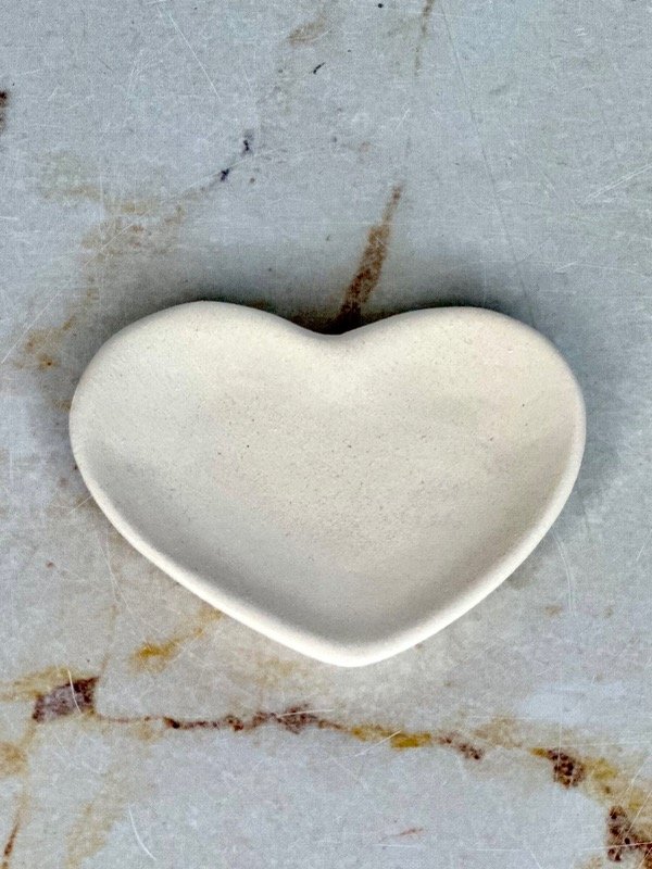 Producto - Porta saquito de té "corazón" - bizcocho