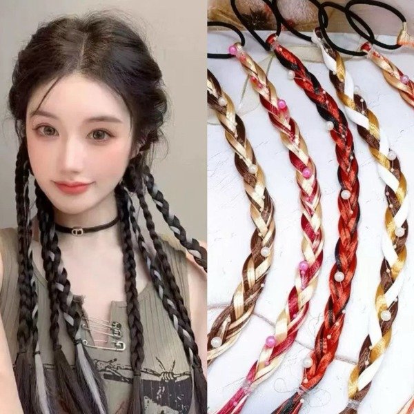 Producto - C-1902 COLITA C/ TRENZA COLOR DUO X1U
