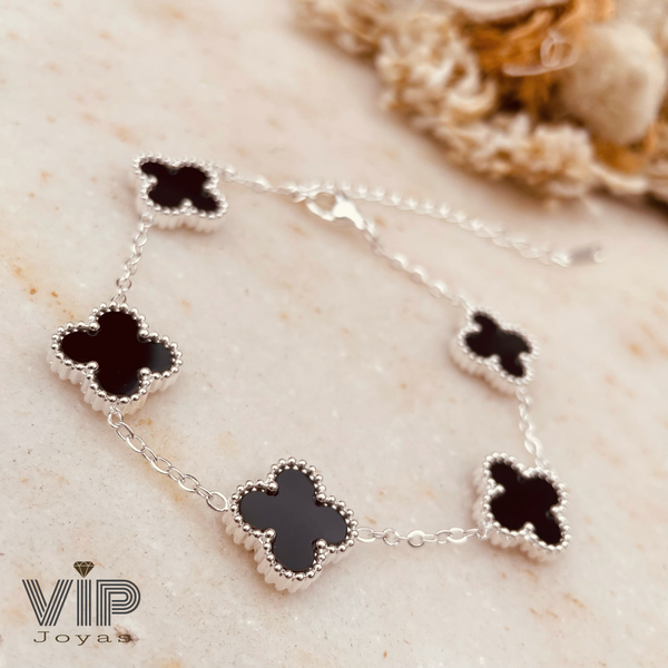 Producto - Pulsera Black Clover Acero Blanco