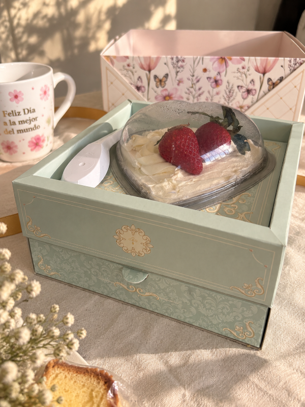 Producto - Caja postre corazón
