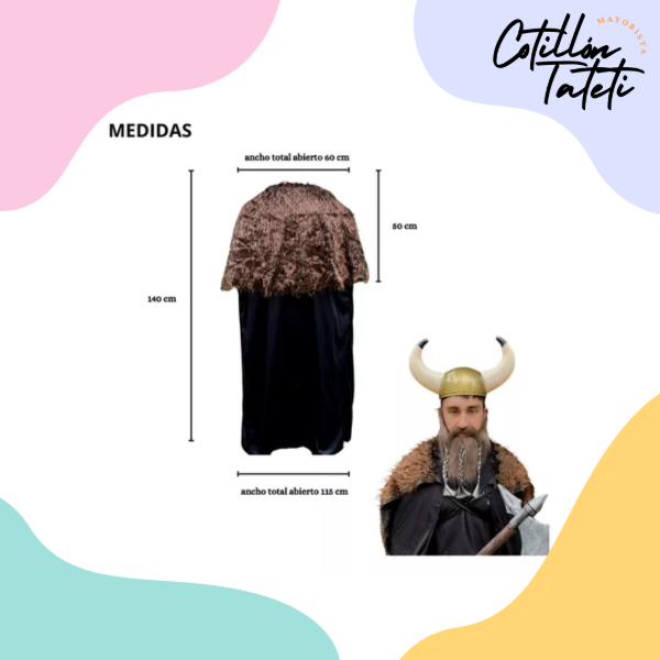 Producto - CAPA VIKINGA RAGNAROK