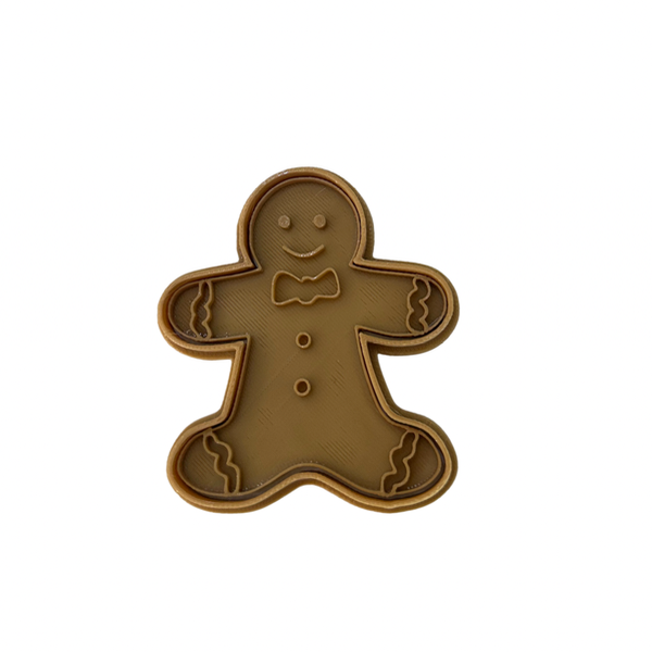 Producto - Cortante Navideño Sello Muñequito de Jengibre