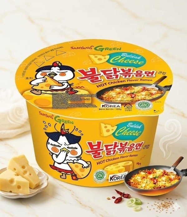 Producto - Ramen Buldak en Pote de Queso (105gr)