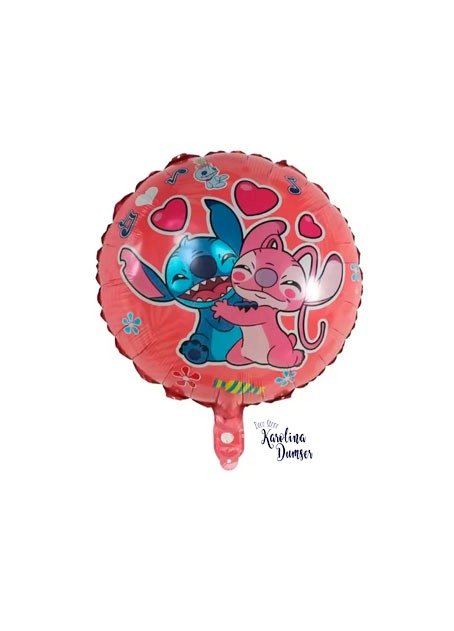 Producto - Globo Redondo Stitch y Angela 18"