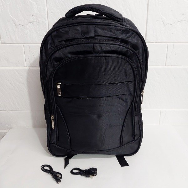 Producto - Mochila Baide con Porta Notbook mas cable "negra"