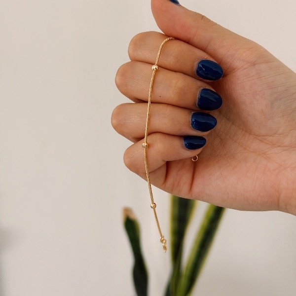 Producto - Pulsera cola de rata con bolita