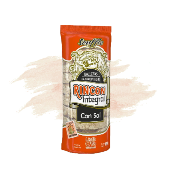 Producto - Galleta de arroz integral con sal - RINCÓN INTEGRAL - x100 gr