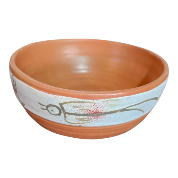 Producto - Cazuela natural pintada alrededor