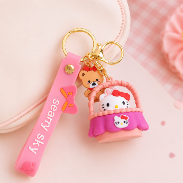 Producto - Llavero Hello Kitty Kawaii de Silicona