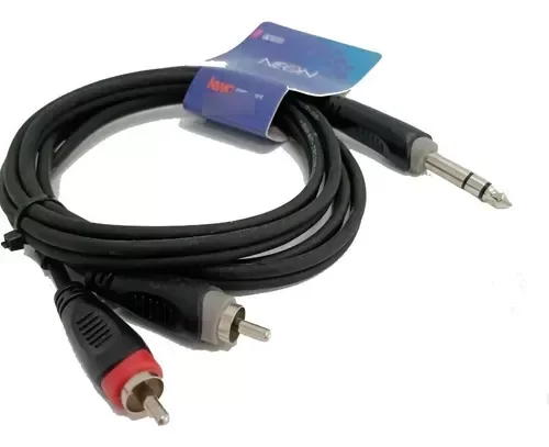 Producto - KWC NEON 9017 cable 2 rca a plug estereo 1.5m