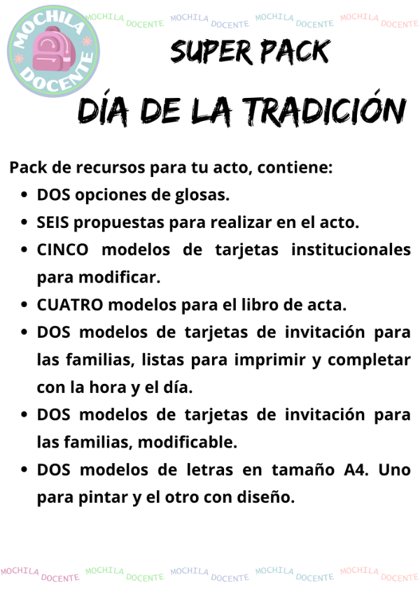 Producto - Super Pack para el "Día de la Tradición"