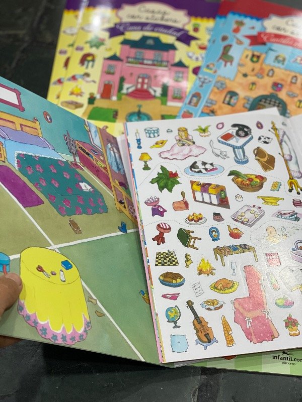 Producto - Librito Casas con Stickers - 3