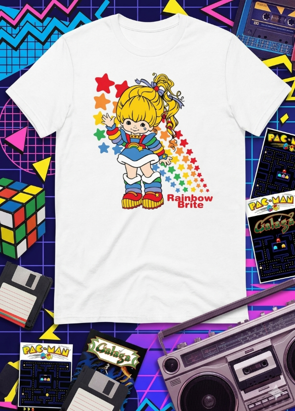 Producto - Remera Mujer Rainbow Brite Estrellas Colores