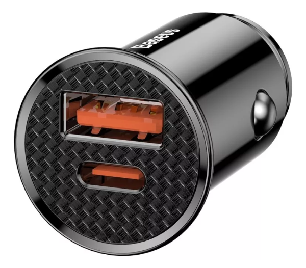 Producto - Cargador p/auto USB+Tipo C 30W Baseus