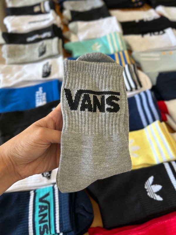 Producto - VANS GRIS CON TOALLA EN TALÓN Y PUNTA EXC