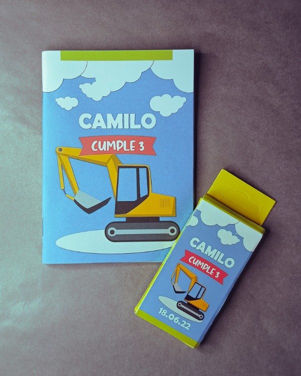 Producto - 30 Cuadernos de actividades + 30 stickers para caja de lápices
