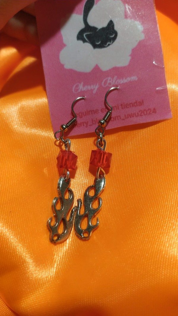 Producto - aros flama cherry blossom