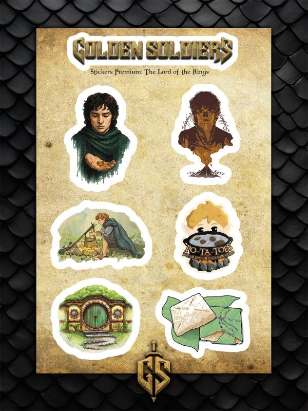 Producto - Stickers Frodo y Sam - El Señor de los Anillos