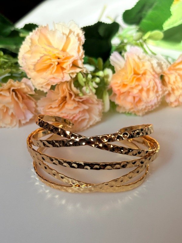 Producto - Brazalete Lua acero dorado