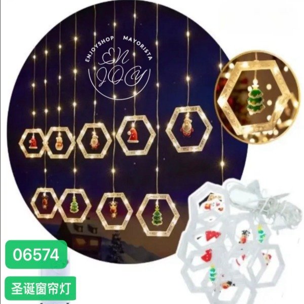 Producto - LUZ LED DECORACION COLGANTE NAVIDEÑO 06574