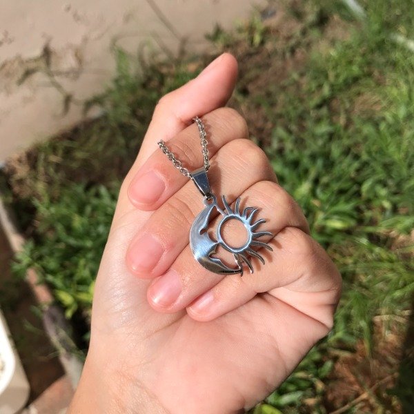 Producto - Conjunto Cadena + Dije Sol y Luna