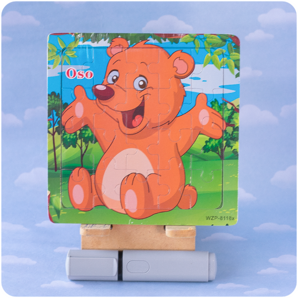 Producto - Rompecabeza de Madera 20 Piezas - Oso