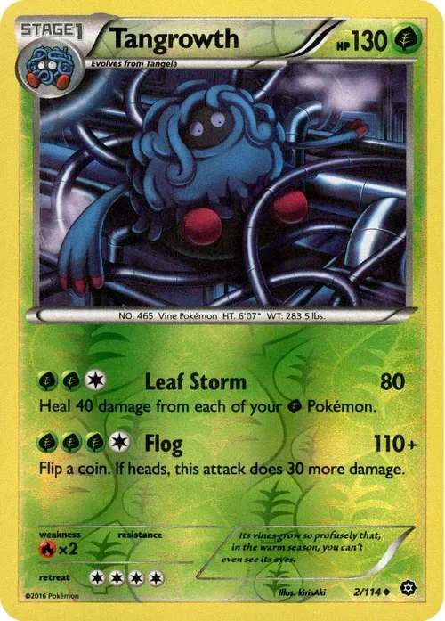 Producto - Tangrowth - 2/114 - Steam Siege - Reverse Holo