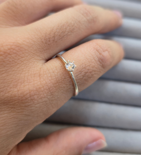 Producto - Anillo mini cubic PLATA 925