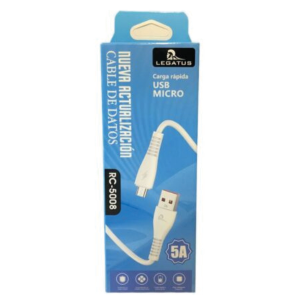 Producto - CABLE USB LEGATUS 5.0A TIPO C- 5008