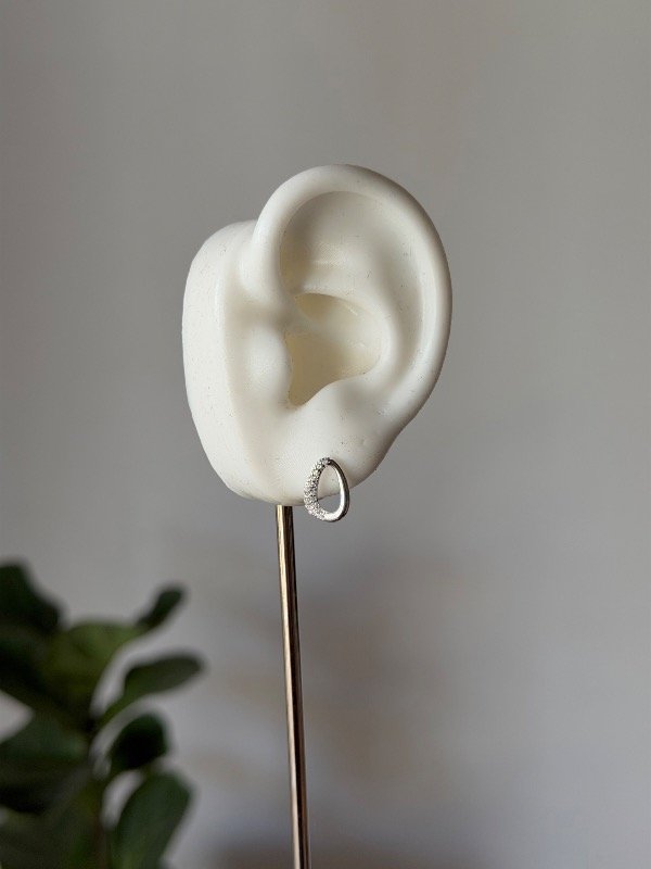 Producto - Aros huecos lisos + cubics - 1