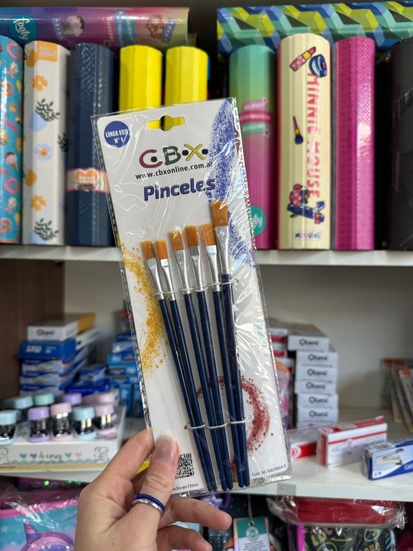 Producto - Set Pinceles Chatos CBX x6
