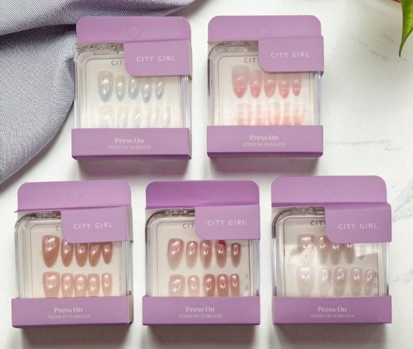 Producto - City girl press on almendra