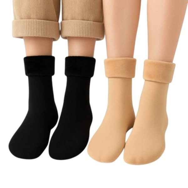 Producto - Media c/Piel Dama Abrigo Moda x12 Pares