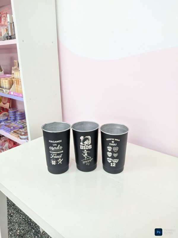 Producto - Vaso aluminio grabado
