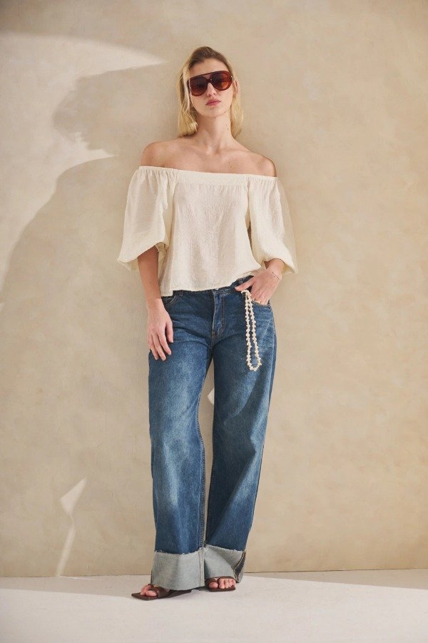 Producto - JEAN WIDE BROOKLIN AZUL CON BOTAMANGA - 2