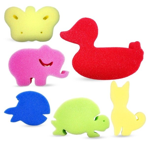 Producto - ESPONJA BAÑO INFANTIL GRANDE COLORES VARIOS