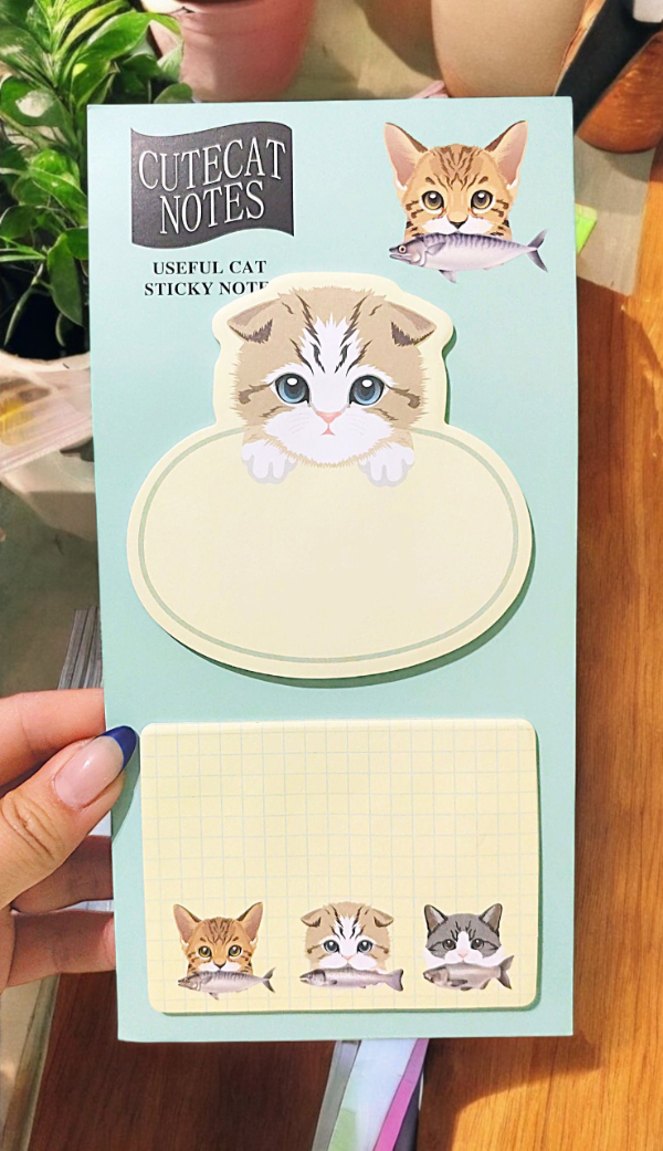 Producto - Set de Notas Adhesivas de Gatos #4