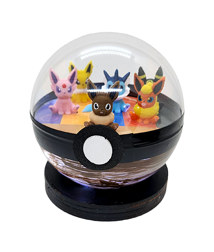 Producto - Lampara Diorama Pokemon Eevee y evoluciones Cable Usb