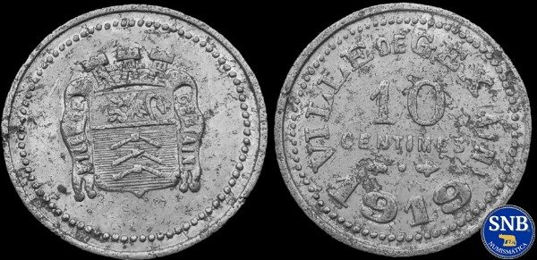 Producto - Gex: Departamento de Ain - 10 Céntimos (1919) - Francia