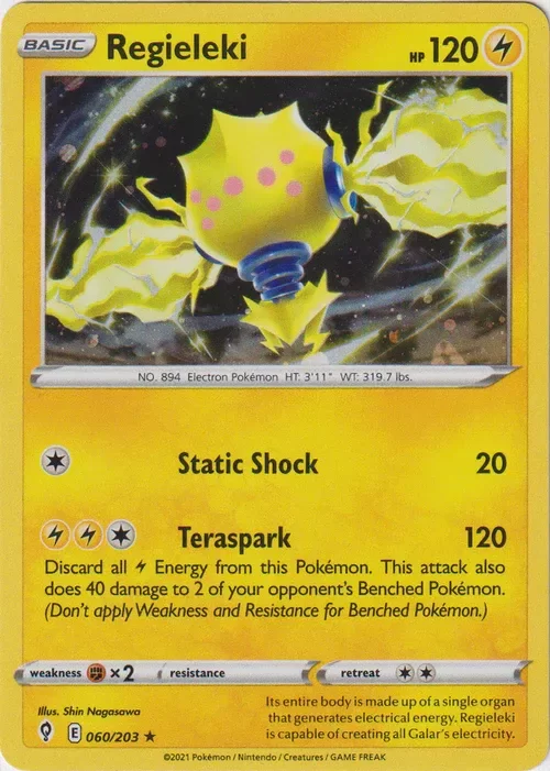 Producto - Regieleki - 060/203 - Evolving Skies - Cosmos Holo Promo