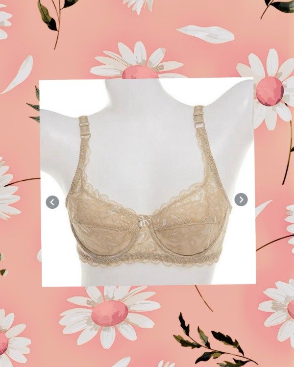 Producto - Corpiño de encaje Beige T105