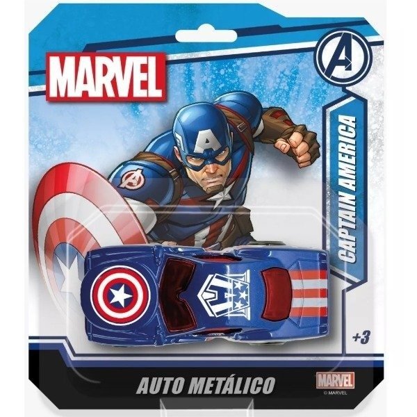 Producto - Auto Metalico Go Speed Marvel Avengers Captain America