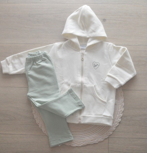 Producto - CONJUNTO FRISA CAMPERA Y CALZA 12-18 Meses