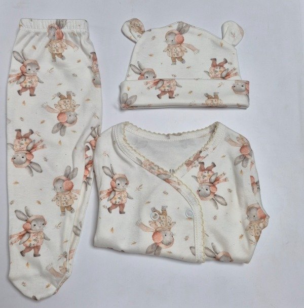 Producto - Ajuar ALGODON Premium Estampado Talle 1 - 0
