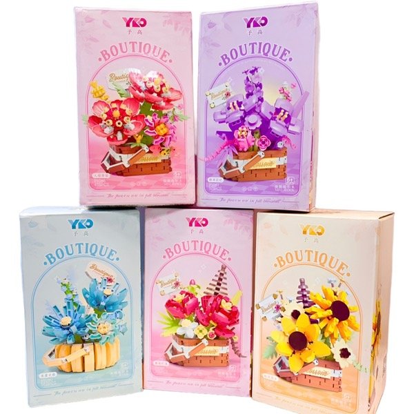 Producto - Flores Lego - Canastas