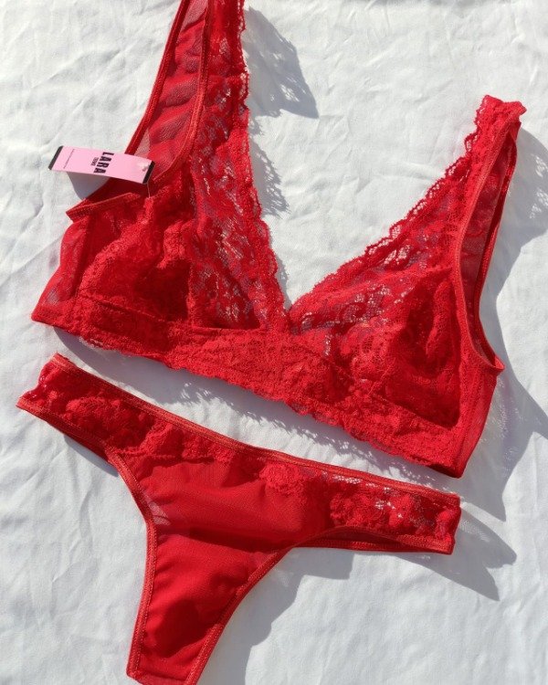 Conjunto de encaje t.95